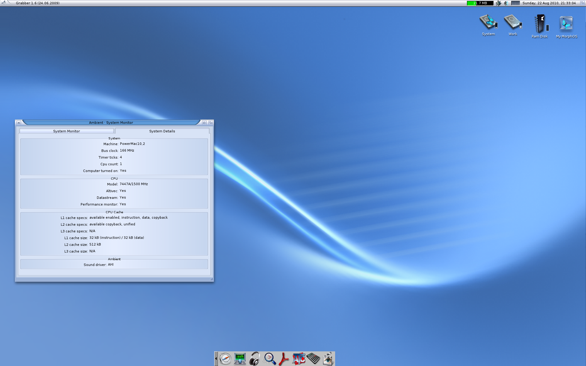 MorpOS Ambient Desktop